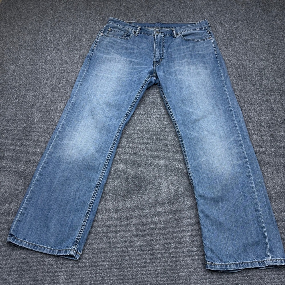 Levi's 559 Relaxed Straight Jeans Men's 36x30 Blue Wellington Wash 100% Cotton